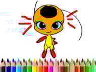 BTS Dotted Girl Coloring