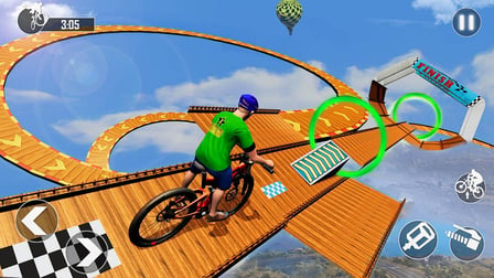 BMX Rider Impossible Stunt Racing : Bicycle Stunt